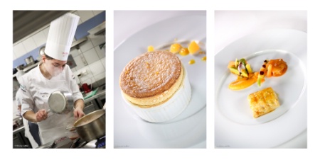 Sabine Pendariès-Issaurat, son plat et son dessert.