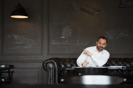 'Ma cuisine est toujours en mouvement', dit Christophe Aribert.