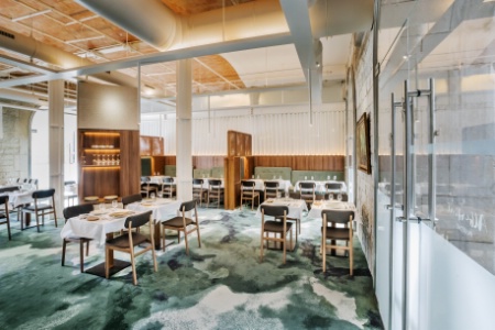 40 places assises au nouveau restaurant Albertine à Marseille.