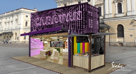 1 - Caravan Pop Up - Un mixobar à tapas dans des containers.