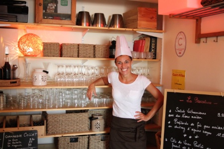 Virginie Martinetti tient depuis huit ans La Pescalune à Bargemon. Autodidacte, avoir son propre restaurant est aussi un accomplissement.