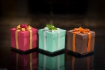 La bûche cadeau du Tiara Château hôtel Mont Royal Chantilly