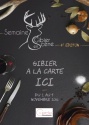 Gibier en Scène : du 2 au 9 novembre