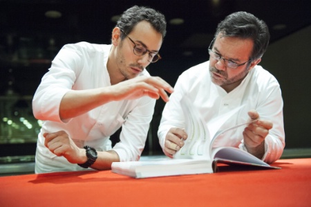 César et Michel Troisgros. César et Michel Troisgros.