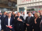 Laurent Wauquiez, Gérard Collomb, Olivier Ginon et Marie-Odile Fondeur inaugurent le Sirha