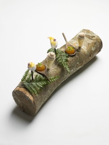 'BRANCHE DE MURTOLI' : Thon mariné à l'immortelle Croustillant de poivrons et tomates Bonbon d'agrumes.
