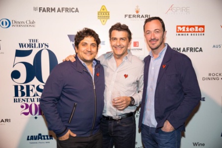 Mauro Colagreco, Yannick Alleno et Romain Meder.