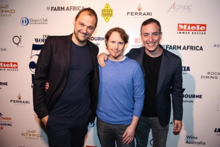 Daniel Humm, Grant Achatz et Will Guidara.
