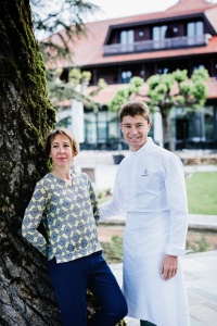 Jean Sulpice : « Entre le Bistrot 1903 et le restaurant gastronomique, j'ai dû créer deux univers différents, c'est passionnant », dit Jean Sulpice avec son épouse Magali.