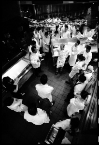 Daniel Boulud et son équipe du restaurant Daniel.