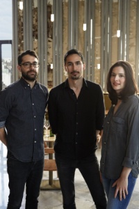 Joshua Fontaine, Adam Tsou et Carina Soto Velasquez, le trio de Quixotic Projects.