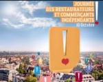 Journée des Restaurateurs et Commerçants Indépendants : mardi 10 octobre 2017