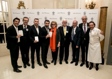 Yannick Alléno, Laurent Gardinier, Serge Schaal, Davis Sinapian, Maryse Trama, Antonio Santini, Marc Haeberlin, Heiner Finkbeiner et Nicolas Sale.