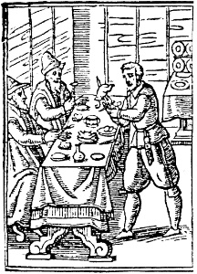 Il Trinciante de Vincenzo Ciervo (1604), cuyer tranchant, a grandement influenc le service en France.