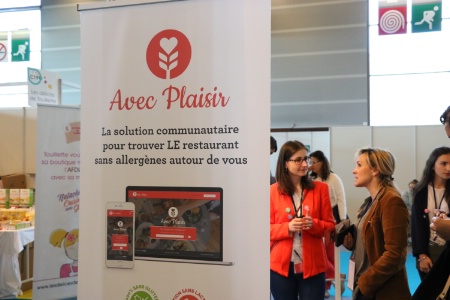 Julie Maillard (à gauche) avec la chef Alexandra Beauvais lors de l'évènement Go Healthy 2017. Julie Maillard (à gauche) avec la chef Alexandra Beauvais lors de l'évènement Go Healthy 2017.