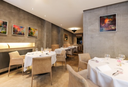 La salle du restaurant Etude, Paris (XVIe).