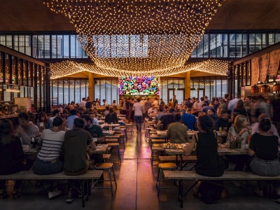 Le Biergarten.