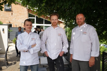Balthazar Gonzalez, Mathieu Desmarest et Fabien Beaufour. Balthazar Gonzalez, Mathieu Desmarest et Fabien Beaufour.