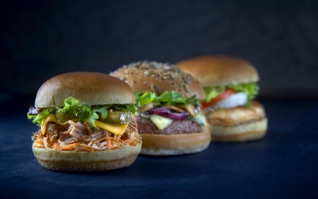 Les burgers à customiser.