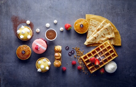 Un choix de desserts.
