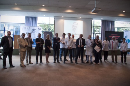 Remise des prix en présence du jury, présidé par Christian Le Squer, et des organisateurs. Remise des prix en présence du jury, présidé par Christian Le Squer, et des organisateurs.