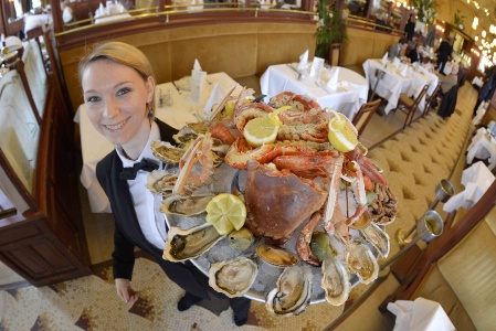 Fruits de mer à l'honneur : esprit brasserie oblige. Fruits de mer à l'honneur : esprit brasserie oblige.