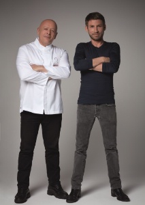 Thierry Marx et le designer Ora-Ïto. Thierry Marx et le designer Ora-Ïto.