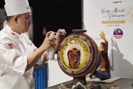 Otto Tay, le chocolatier de l'équipe de la Malaisie.