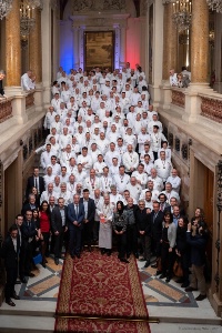 Les Maîtres Cuisiniers de France en congrès à Paris.
