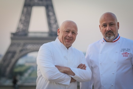Frédéric Anton et Thierry Marx s'emparent des fourneaux de la tour Eiffel.