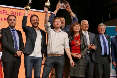 Simon Carlier, lauréat du prix Grande Table, entouré notamment de Carole Delga, présidente de la région Occitanie, Alain Di Crescenzo, président de la CCI, et Guy Pressenda. Simon Carlier, lauréat du prix Grande Table, entouré notamment de Carole Delga, présidente de la région Occitanie, Alain Di Crescenzo, président de la CCI, et Guy Pressenda.