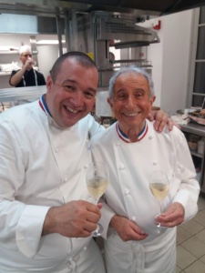 Guillaume Gomez et Michel Guérard. Guillaume Gomez et Michel Guérard.
