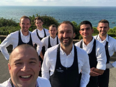 Guillaume Gomez, Cédric Béchade et sa brigade.