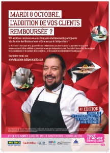 Mardi 8 octobre, la journée des restaurateurs et commerçants indépendants initiée par Metro. Mardi 8 octobre, la journée des restaurateurs et commerçants indépendants initiée par Metro.
