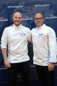 Alexandre Pereira-Alves et son chef mentor Nicolas Le Tirrand.