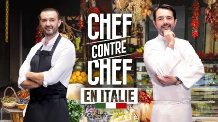 Cyril Lignac et Jean-François Piège bientôt sur M6 dans une nouvelle émission culinaire : Chef contre Chef. Cyril Lignac et Jean-François Piège bientôt sur M6 dans une nouvelle émission culinaire : Chef contre Chef.