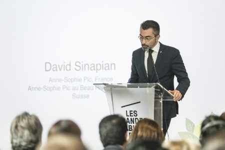 David Sinapian, président des Grandes Tables du Monde pour une nouvelle mandature.