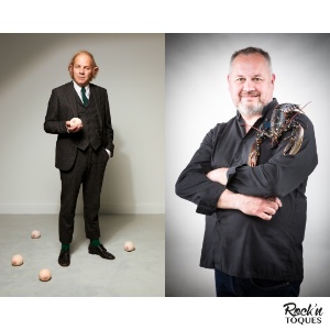 Philippe Katerine en duo avec le chef étoilé briochin Nicolas Adam. Philippe Katerine en duo avec le chef étoilé briochin Nicolas Adam.