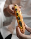 La baguette caviar au Café Prunier