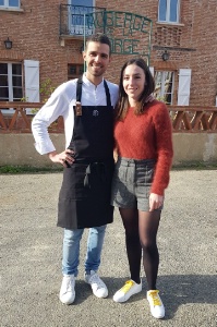 Claire Cames et Théo Fernandez. Claire Cames et Théo Fernandez.