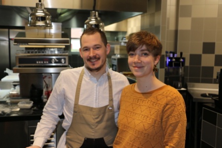 Clément Guillemot et Flora Le Pape, à la tête de Choko Ona (la bonne adresse en basque).