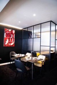 La salle du restaurant Fleur de Pavé.