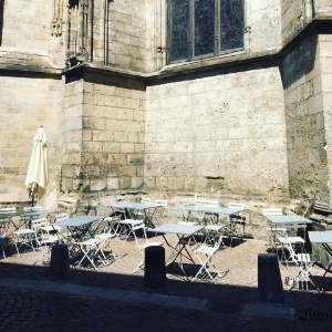 La terrasse du restaurant le Petit Bec le 2 juin, premier jour de reprise La terrasse du restaurant le Petit Bec le 2 juin, premier jour de reprise