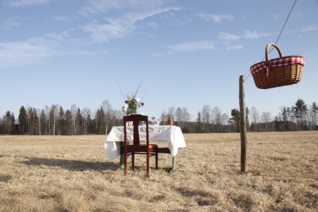 Le restaurant éphémère 'Bord för en' ne disposait que d'une table perdue au milieu de la campagne suédoise.