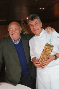 Pierre Troisgros et Régis Marcon. Pierre Troisgros et Régis Marcon.