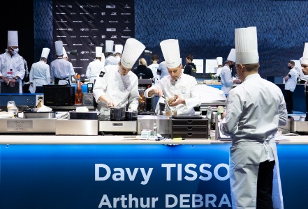 Davy Tissot au Bocuse d'or Europe à Tallinn. Davy Tissot au Bocuse d'or Europe à Tallinn.