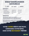 Metro incite les Français à commander auprès de leur restaurant préféré