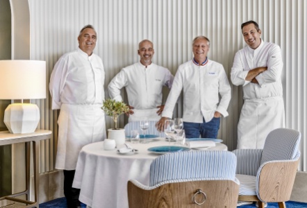 L'équipe de Louroc : Arnaud Poëtte, Lilian Bonnefoi, Éric Frechon et Sébastien Broda.