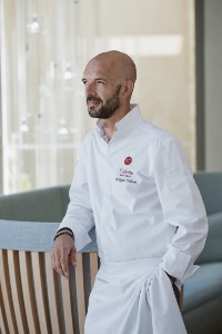 Philippe Colinet, chef du restaurant Colette à l'Hôtel Sezz : 'Le propriétaire avait envie de renouer avec une cuisine plus élaborée. Mon arrivée s'est faite sans pression, il m'a laissé carte blanche avec une entière confiance en mon travail.'