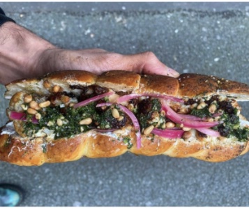 Cauliflower, l'un des Halla Sandwichs de Julien Sebbag chez Micho.